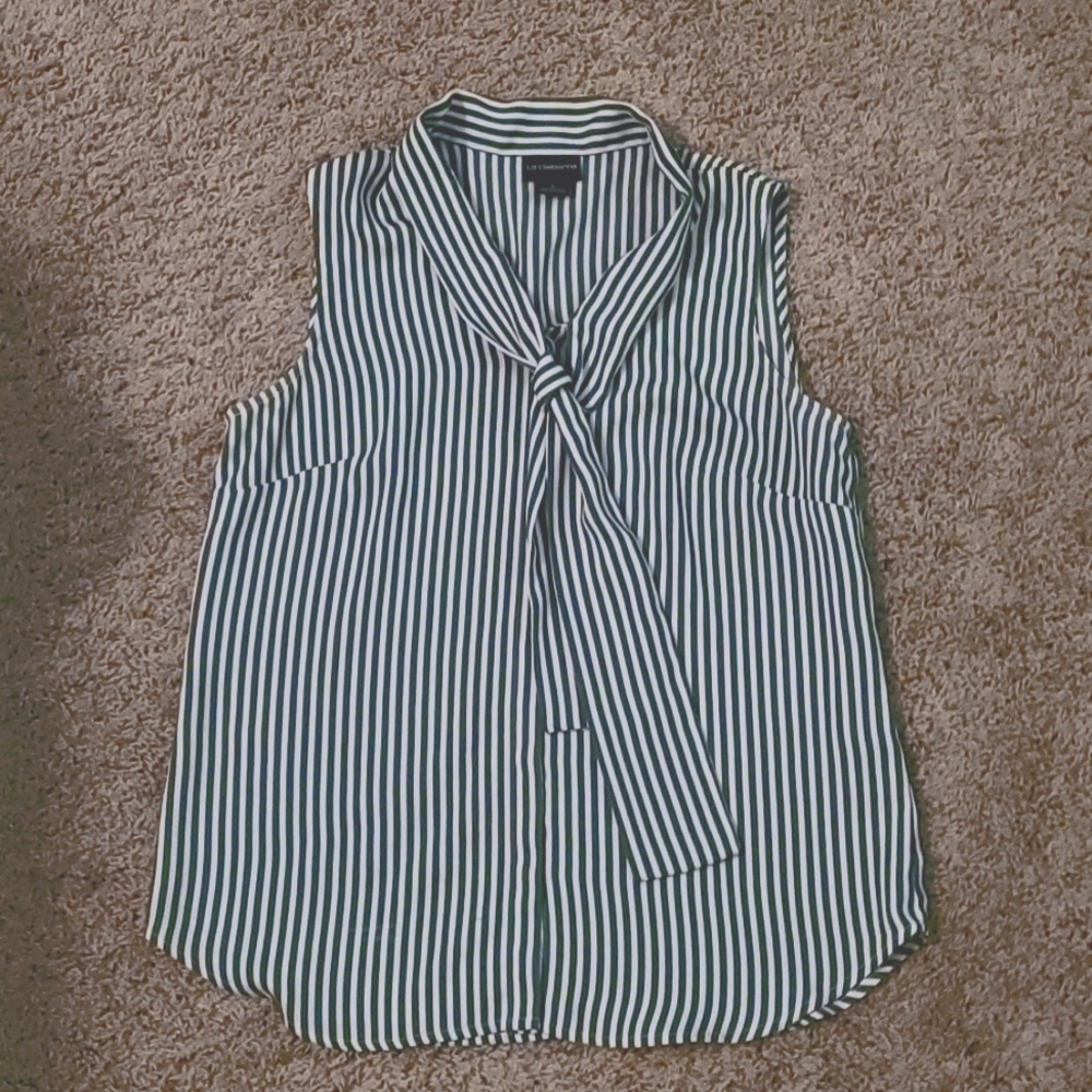 Green striped tank